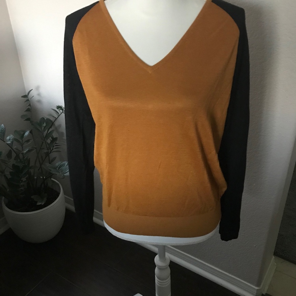 Beautiful Longchamp color block Sweater sz M